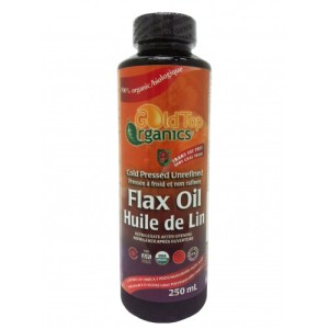 GoldTop - Organic Flax Oil - 250ml-500x500