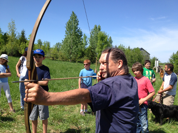 Bill doing Archery